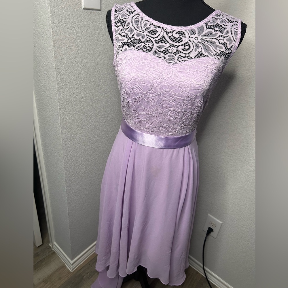 Bery Love Womens Size Small Lavender Bridesmaid Dress